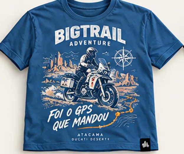 Camiseta Atacama · “Foi o GPS que mandou”