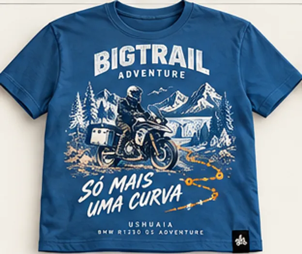 Camiseta Ushuaia · “Só mais uma curva”