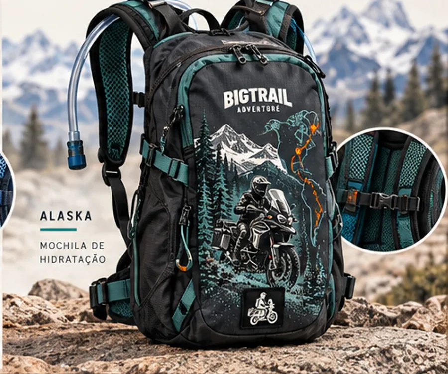 Mochila de hidratação Alaska